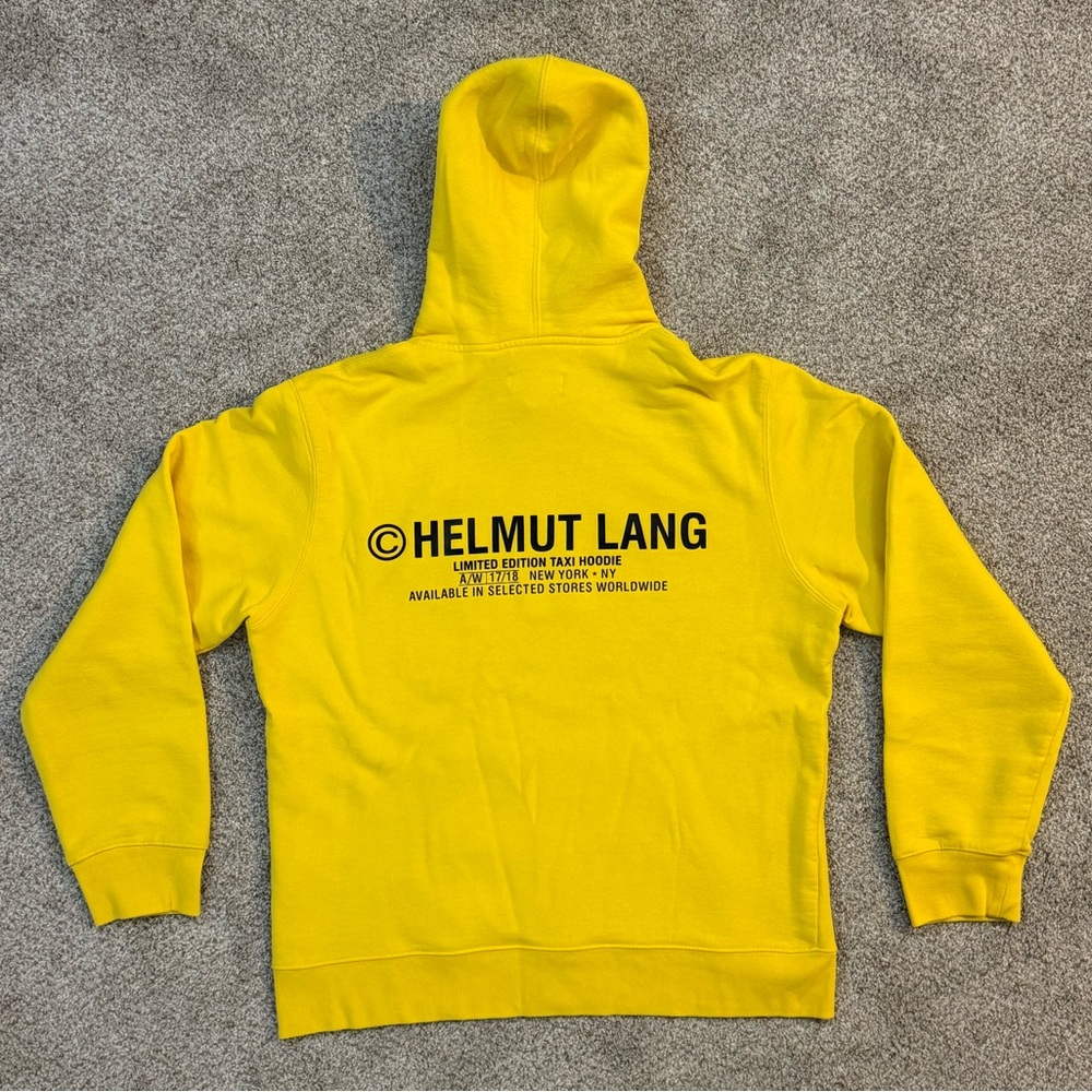 Helmut Lang - TAXI Hoodie - Yellow - XXL